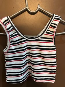 Striped Crop Top