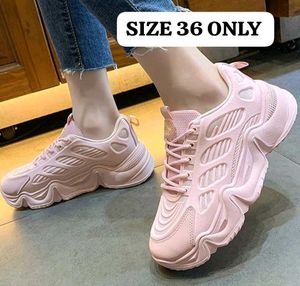 Korean Pink Chunky Sneakers Size 36