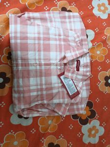 Men's Pink Plaid Shirt