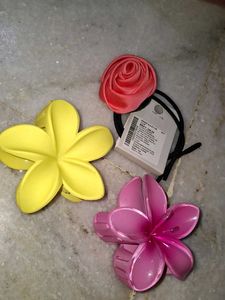 Floral Hair Accessories Set