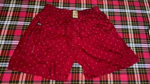 combo offer - red shorts with blue kapri