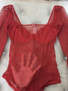 lace - mesh sexy bodysuit