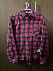 Red & Black Plaid Flannel Shirt