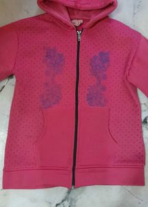Pink Girls' Hoodie