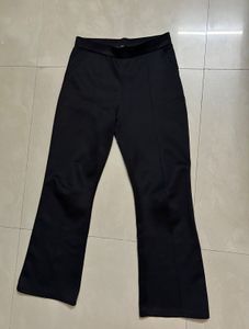 Branded Black Flared Pants