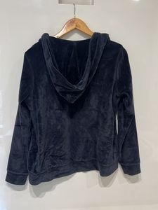 Black Velvet Hooded Tracksuit