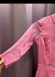 Pink Anarkali Gown