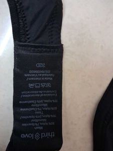 32D ThirdLove Black Mesh Bra