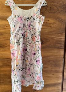 Floral Print Sleeveless Dress