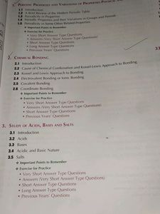 ICSE Chemistry Class 10th