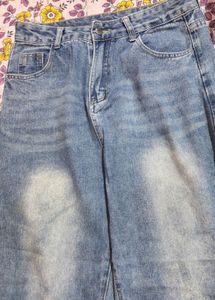blue denim jeans