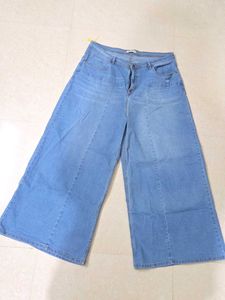 Wide Leg Denim Jeans