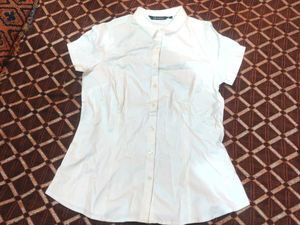 White Annabelle Brand Shirt