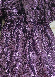 Sparkly Purple Sequin Dress