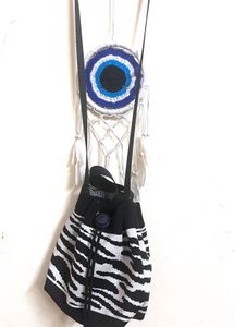 Stylish Zebra Print Crossbody Bag