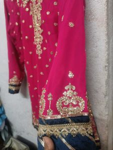 heavy work sharara suit