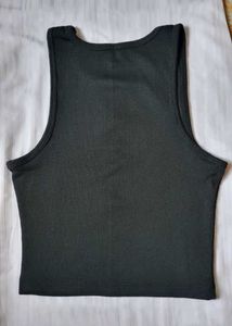 3 Ribbed Cream Tank Top