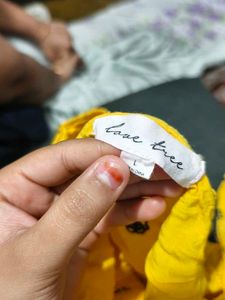 Yellow Embroidered Off-Shoulder Romper