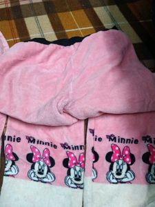 Cute Minnie Mouse Fleece Top