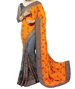 Designer saree and blouse