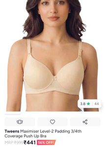 Non wired Padded bra