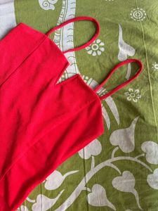 Women's Red Bodysuit