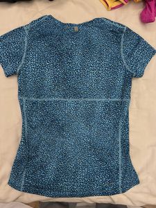 Nike Blue Print Running Top