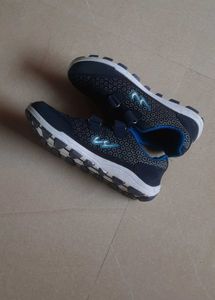 Campus Blue Sneakers with Velcro