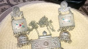 Afgani Earings And Necklace Set