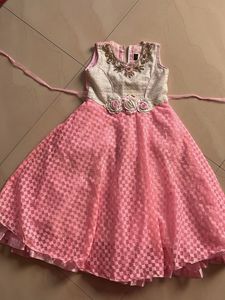 Beautiful Pink Ethnic Gown