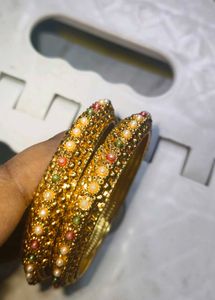Golden Bangles Set