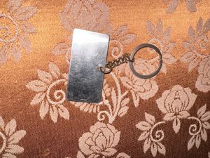 Silver Metal Keychain