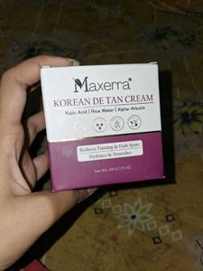 Maxerra Korean De Tan Cream