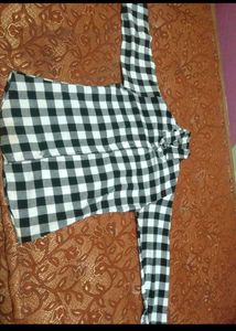 Black & White Checkered Shirt