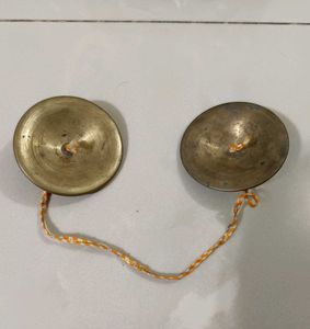 3 Inch Brass Manjeera Hand Cymbals