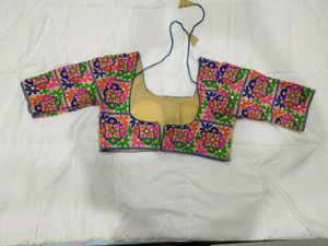 Vibrant Embroidered Ethnic Blouse