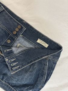 Y2k Micro Mini Denim Skirt