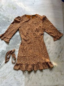 Zudio Floral Print Mini Dress