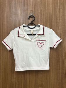 Cute Bow White Cropped Top