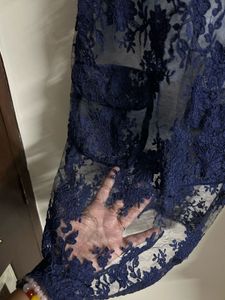 Sheer Lace Overlay Dress