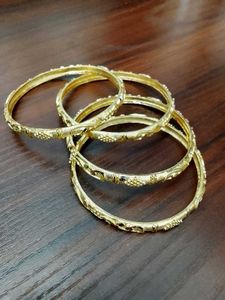 Set of Golden Bangles