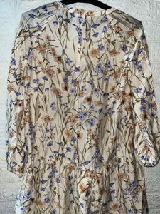 H&amp;M BUTTON-FRONT TUNIC DRESS