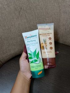 Himalaya & Patanjali Face Scrubs