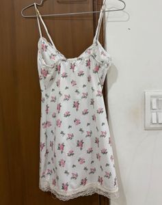 coquette Floral Print Slip Dress/Top