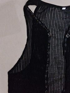 Black Sheer Cover-Up