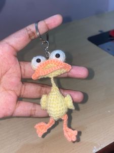Cute Crochet ugly Duck Keychain 🐥🐥