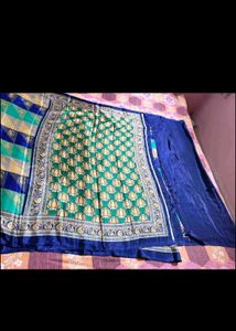 Colorful Paisley Print Saree