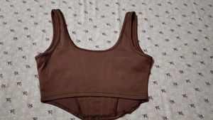 Meshki Delaney Corset Crop Top