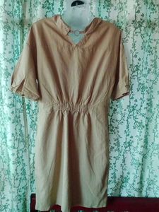 Khaki Mini Dress