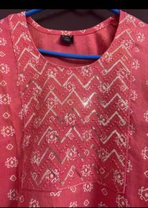 Stylish Coral Printed Kurta